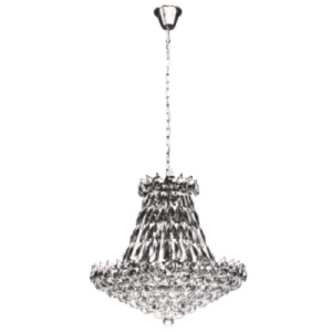 Brightstar PEN297 Polished Chrome and Crystal Pendant Light