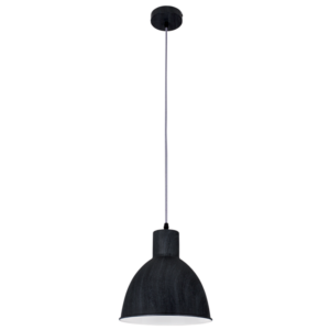 Brightstar PEN307 Wood Grain Finish Metal Pendant Light (230mm)