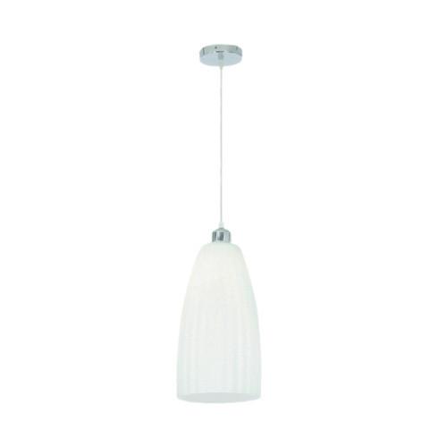 Fluted Opal Glass Pendant