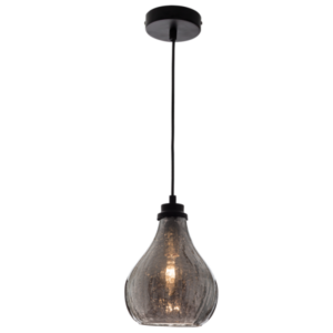 Brightstar PEN415 Metal and Chrome Colour Glass Modern Pendant Light
