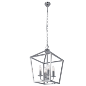 Brightstar PEN450 Polished Chrome 4-Light Pendant with Modern Design