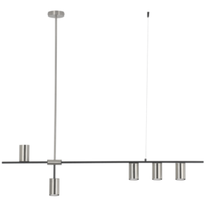 Brightstar PEN461/5 Black and Satin Metal 5-Light Pendant
