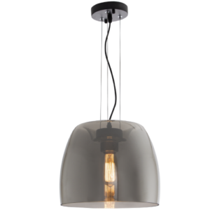Brightstar PEN599 Smoke Glass Metal Pendant Light