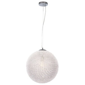 Brightstar PEN662 Clear Polished Chrome Pendant Light with Acrylic Cover