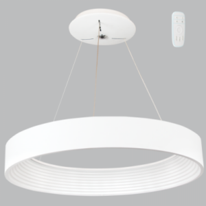 Brightstar PEN690 White Metal and Plastic LED Pendant with Remote Control (32W, Color Changeable)