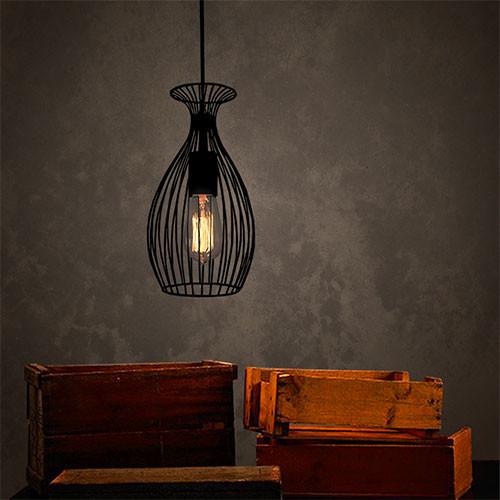 Ribbed Metal Pendant