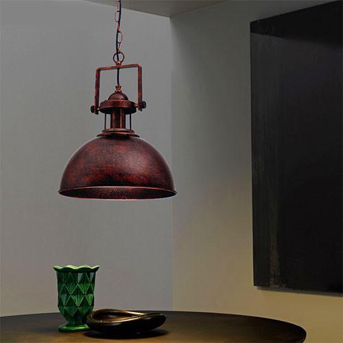 Metal Chain Pendant - Black & Gold