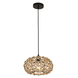 Brightstar PEN859 Rope and Metal Pendant Light