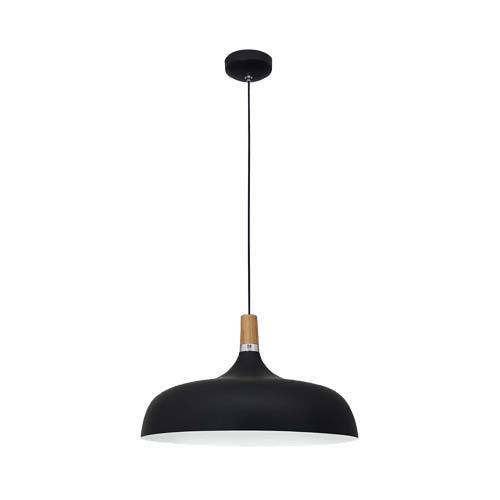 Metal Pendant With Wood