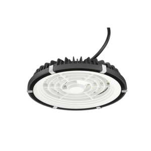 Brightstar PEN923/100W Black Aluminium and Tempered Glass UFO High-Bay LED Pendant Light (IP65)