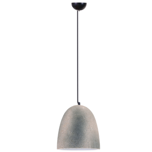 Brightstar PEN933 Grey Metal Pendant Light with Ceramic Shade