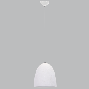 Brightstar White Metal Pendant Light with Ceramic Shade
