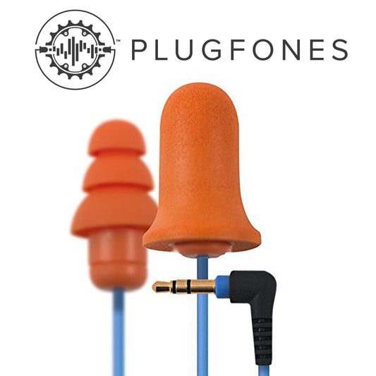 Ear Plug Corded Plugfone Contractor Orange