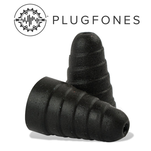 Replacement Foam Ear Bud Black 10 Pack (5 Pairs)