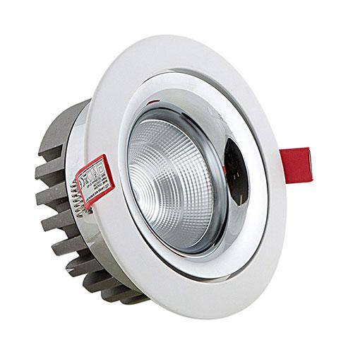 Tiltable Led Downlight 12W 848Lm Natural White