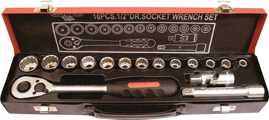 Socket Matpro Set 1/2" Dr 16Pcs