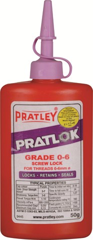 Pratley Screwlock Grade 0-6 50G (4) A