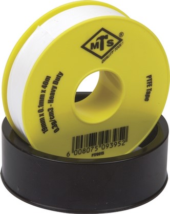 Tape Ptfe Pipe Sealant 19X40X.1Mm (250)