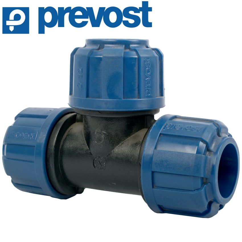 T-Piece Female For Pipe Equal D.32Mm