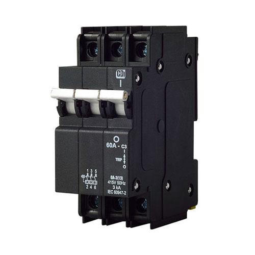 Cbi Mini Rail Circuit Breaker 3 Pole 3Ka - Qa-3(13)