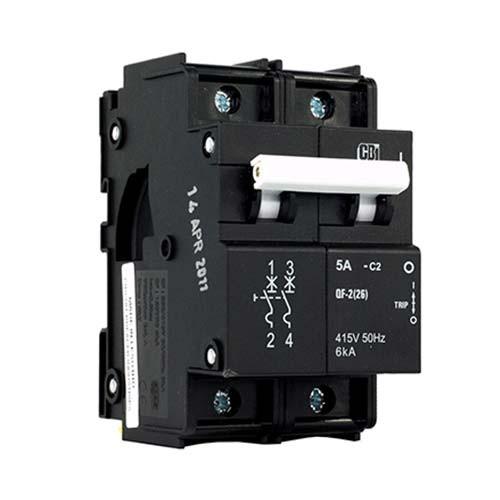 Cbi Dual Mount Circuit Breaker C2 2 Pole 6Ka - Qf-2(26)