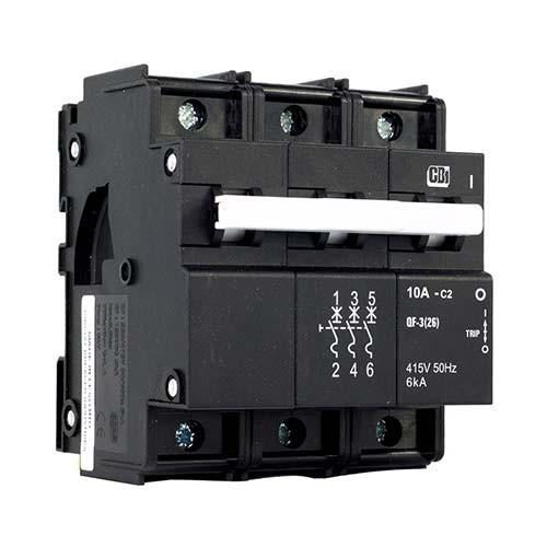 Cbi Dual Mount Circuit Breaker C2 3 Pole 6Ka - Qf-3(26)