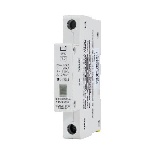 Cbi Din Rail Surge Protector Qfl-1(13)D 1P 275V With Indication - 40Ka