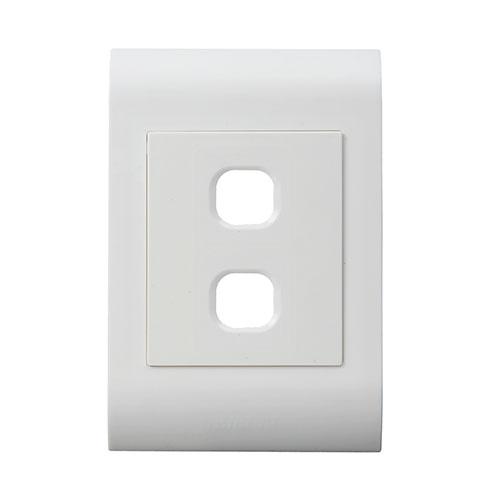 Lesco Pipelli 2 Lever Cover Plate - Rectangle