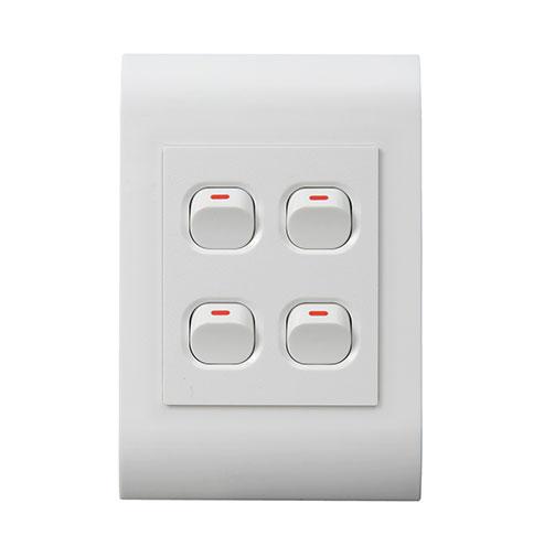 Lesco Pipelli 4 Lever 2 Way Switch