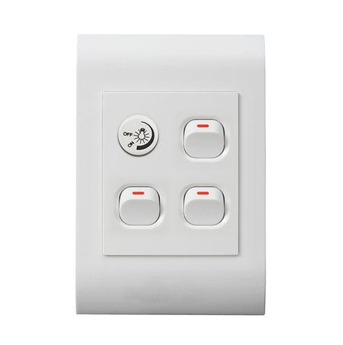 Lesco Pipelli Electronic/Rotary Dimmer - 4 Switch