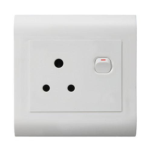 Lesco Pipelli Monobloc Single Switched Socket