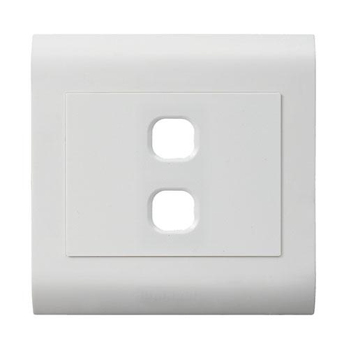 Lesco Pipelli 2 Lever Cover Plate - Square