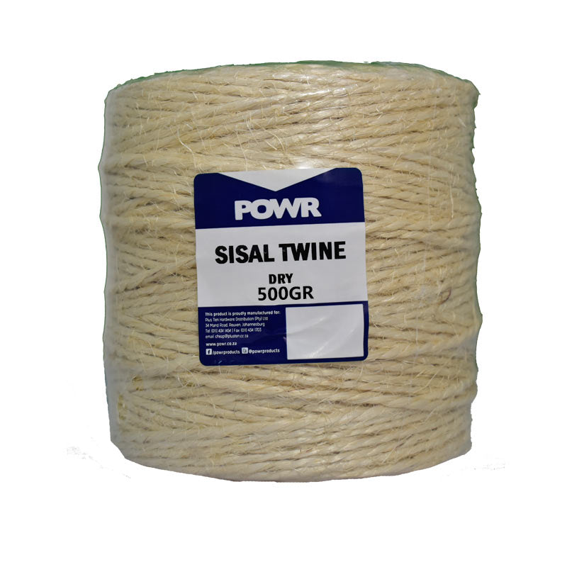 TWINE SISAL SINGLE PLY  500GR