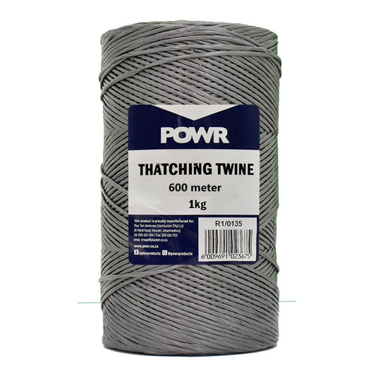 TWINE THATCHING POLYPROP BLK MED 1KG 600MT/KG