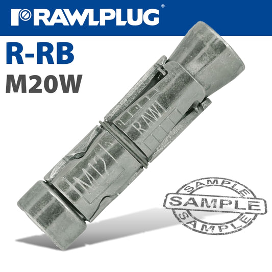 R-Rb Rawlbolt Shield M20W Box Of 15