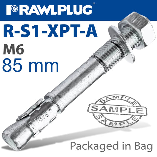 Throughbolt 6X85Mm 6 Per Bag