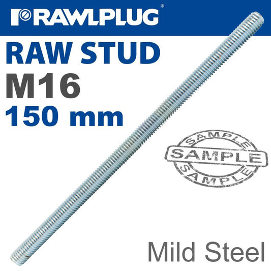 Mild Steel Stud M16-150Mm