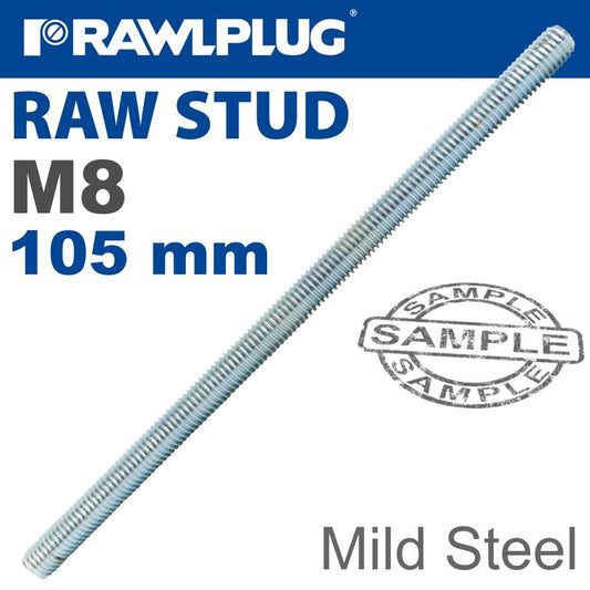 Mild Steel Stud M8-105Mm