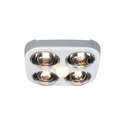 4 Light Ceiling Mount Bathroom Heater