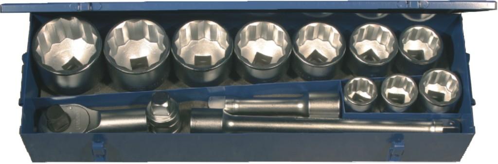 Socket Raco Set.1" D 36-80 15Pc 5772M