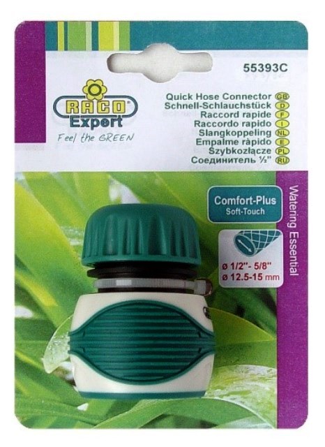 RACO COMFORT PLUS HOSE CONNECTOR 1/2 55393C