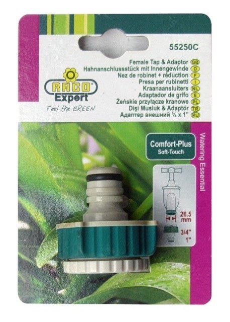 Raco Comfort Plus F/M Tap 3/4X1"  55250C