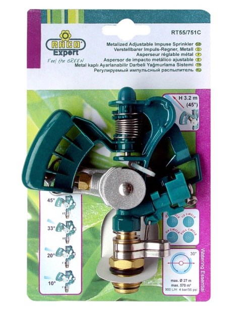 Raco Metal Adj Impact Sprink Head Rt55/751C