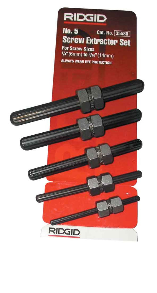 Ridgid Screw Extractor Set No 5 35580