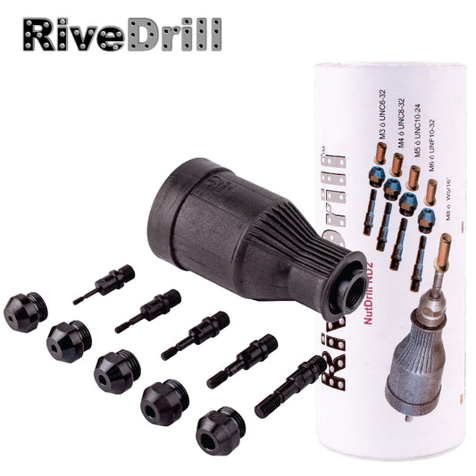 Nutdrill Nd2 Prof. (M3/M4/M5/M6/M8) Rubber Handle Nut Drill Attachment