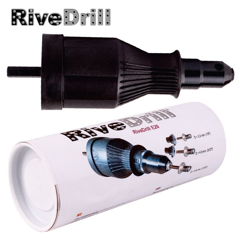 Rivedrill E20 (2.4/3.2/4.0/4.8Mm)  Prof. Rivet Drill Attachment