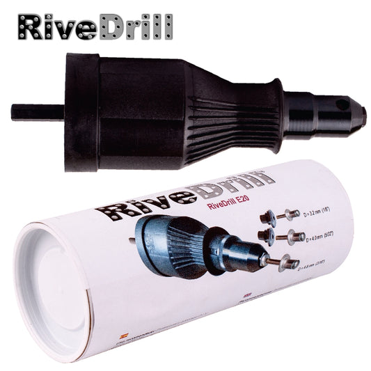 Rivedrill E20 (2.4/3.2/4.0/4.8Mm)  Prof. Rivet Drill Attachment
