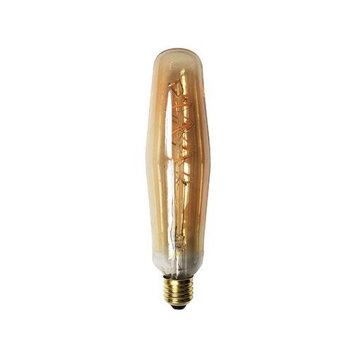 Led Amber Filament Tube E27 5W 250Lm Warm White