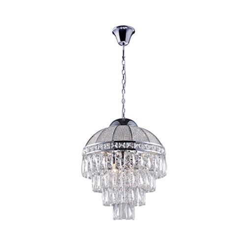 Crystal Chrome Chandelier E14 40W