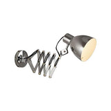 Concertina Chrome Wall Light